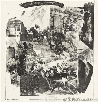 ROBERT RAUSCHENBERG (1925 - 2008) XXXIV Drawings for Dante's Inferno.                                                                            